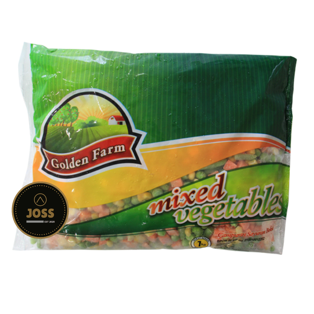 

[KHUSUS INSTAN] Mixed Vegetables GOLDEN FARM 1kg / Sayur Campur Beku
