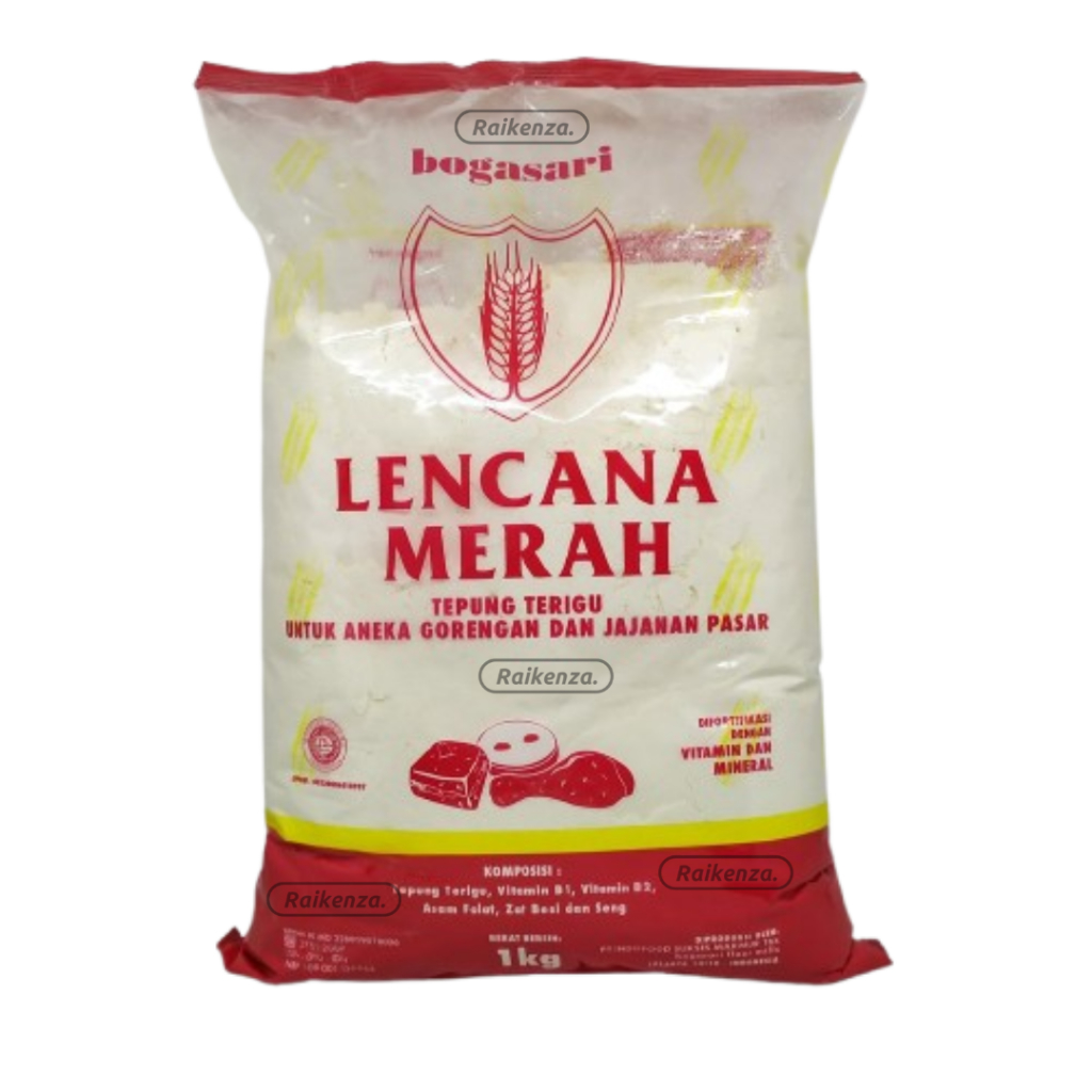 

Tepung Terigu Lencana Merah Kemasan 1 Kg Ekonomis Bogasari
