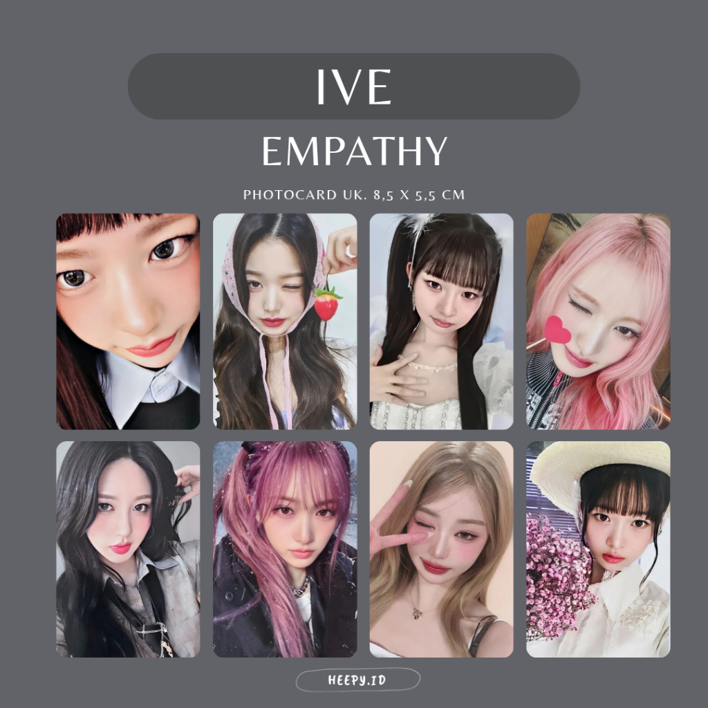 [IVE] UNOFFICIAL PHOTOCARD IVE EMPATHY