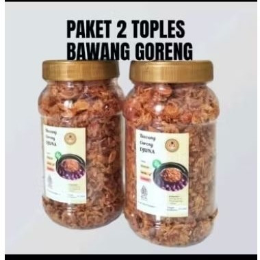 

Bawang Goreng 2 Toples [ B ] Brambang Asli Brebes Renyah Dan Berkualitas Bumbu Masak