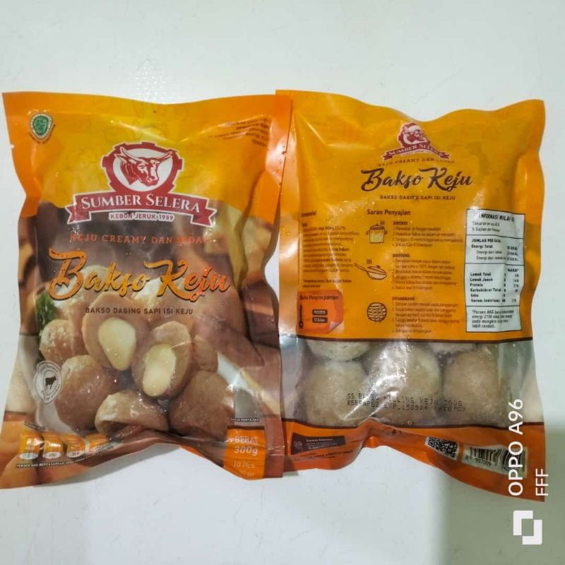 

Sumber selera bakso keju 300 gr