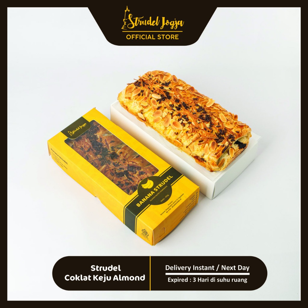 

Strudel Coklat Keju Almond - Strudel Jogja