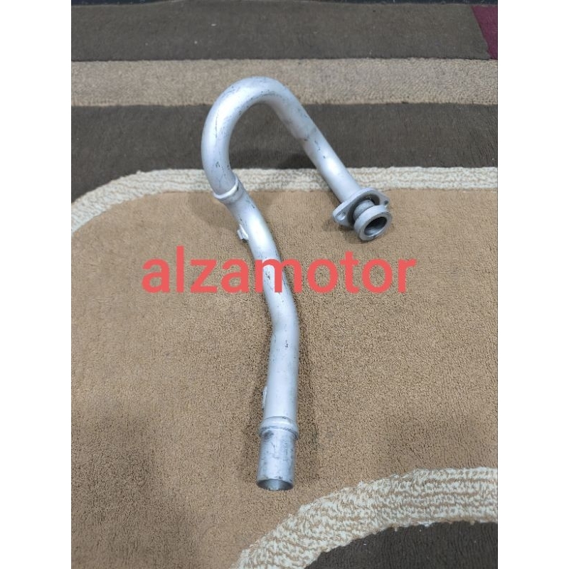 leher knalpot kenalpot Kawasaki KLX 140 original leher knalpot klx 140