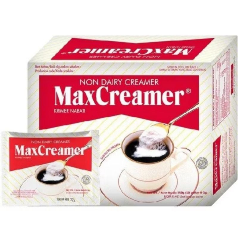 

TERMURAH Indocafe Max Creamer saset isi 50 / Krimer