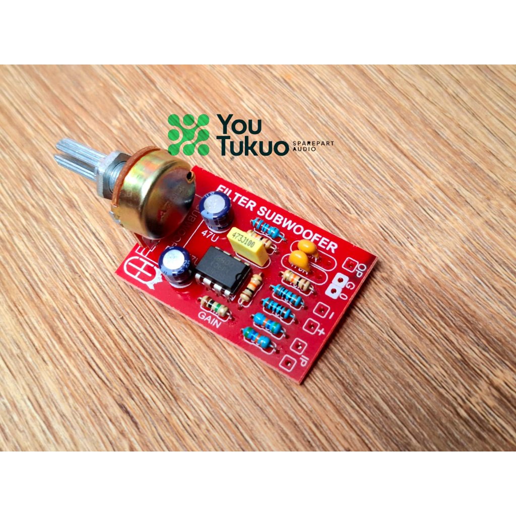 filter subwoofer 1 POTENSIO ic jrc4558