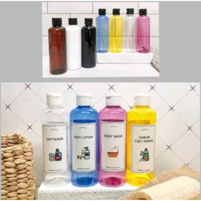Botol 250ml Botol Fliptop 250ml Bottle Aesthetic 250ml Free Sticker