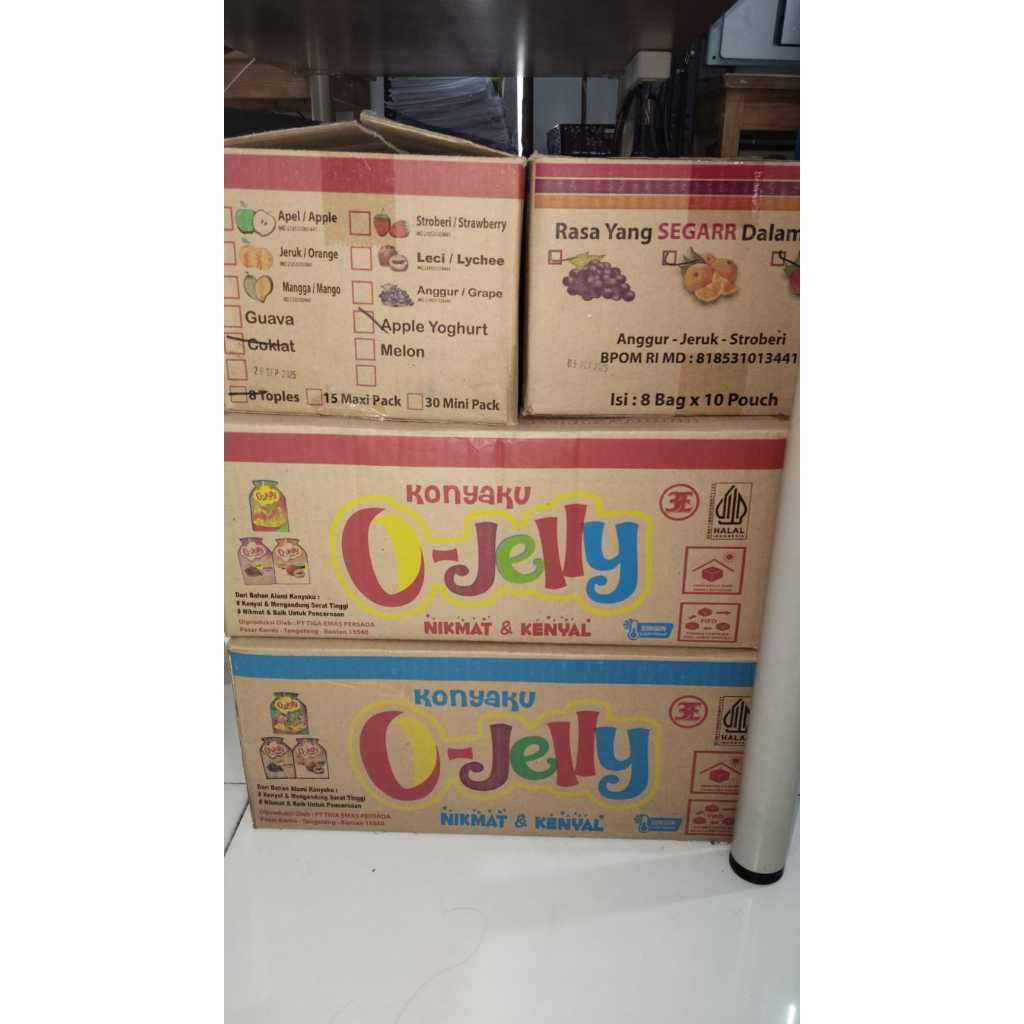 

O-Jelly Konyaku Dus Isi 8 toples @30pcs