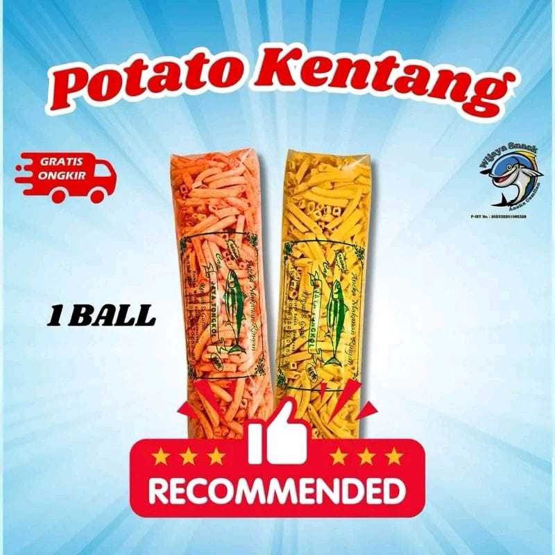 

(1BALL)POTATO SNACK KENTANG GURIH PEDAS MANIS