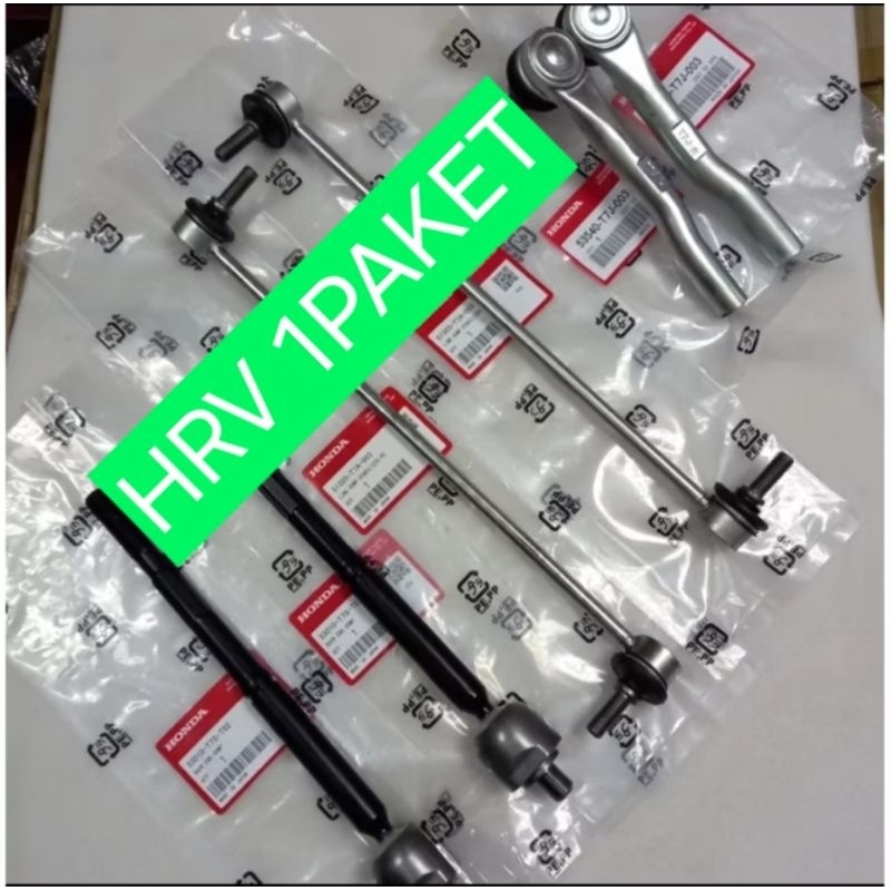RACK END + TIE ROD + LINK STABILIZER 1PAKET HONDA HRV