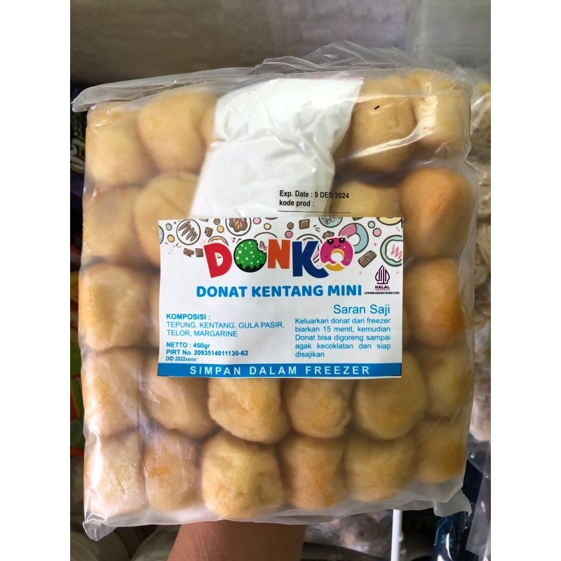 

Donko donat kentang mini isi 30pcs