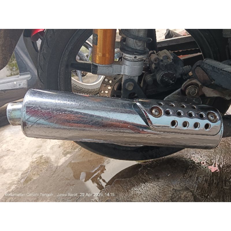 slincer knalpot bobokan/ bedelan  shogun 125 SP/ FD/ suzuki arashi 125 original