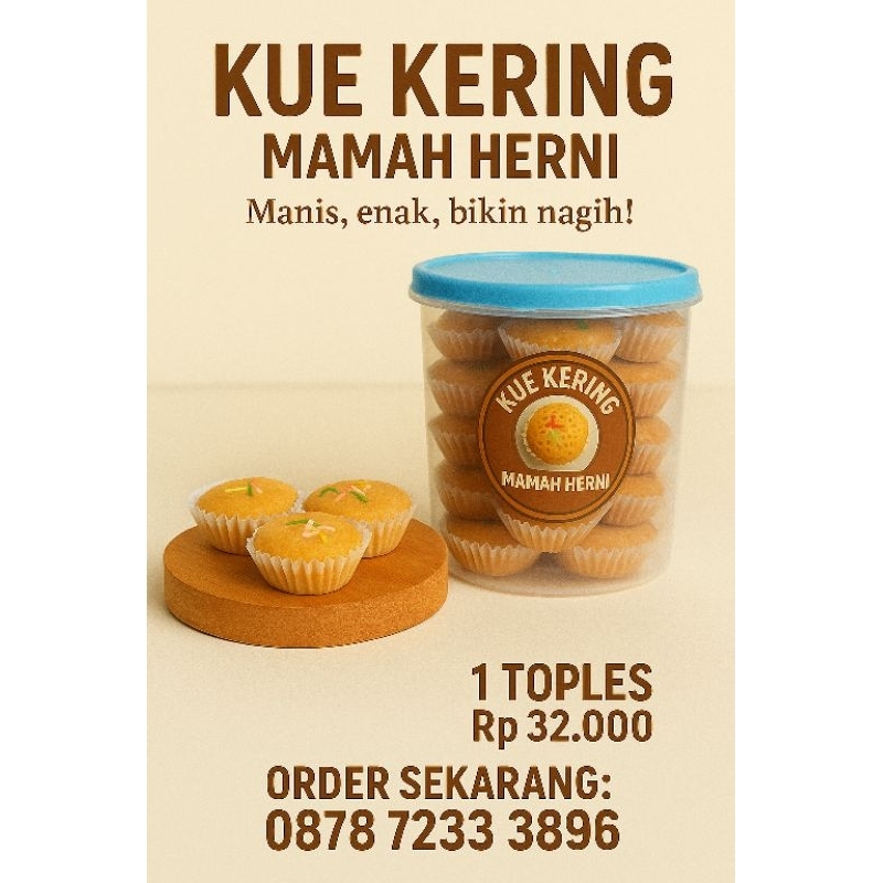 

Kue Kering Mamah Herni - Toples Camilan Homemade (500gr)