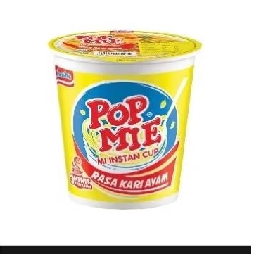 

Pop Mie Mi Instan Rasa Kari Ayam Jumbo 75 Gr 1Pcs