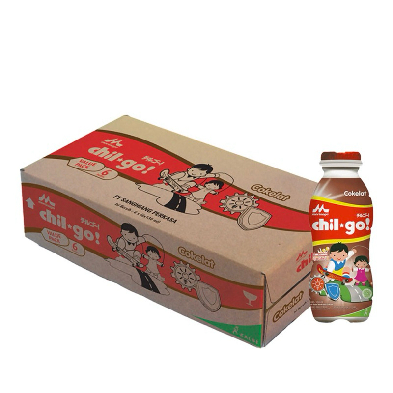 

Morinaga chil-go Susu Cair Steril Rasa Vanila, Coklat, Strawberry isi kemasan 36 x 130 ml - Kartonan