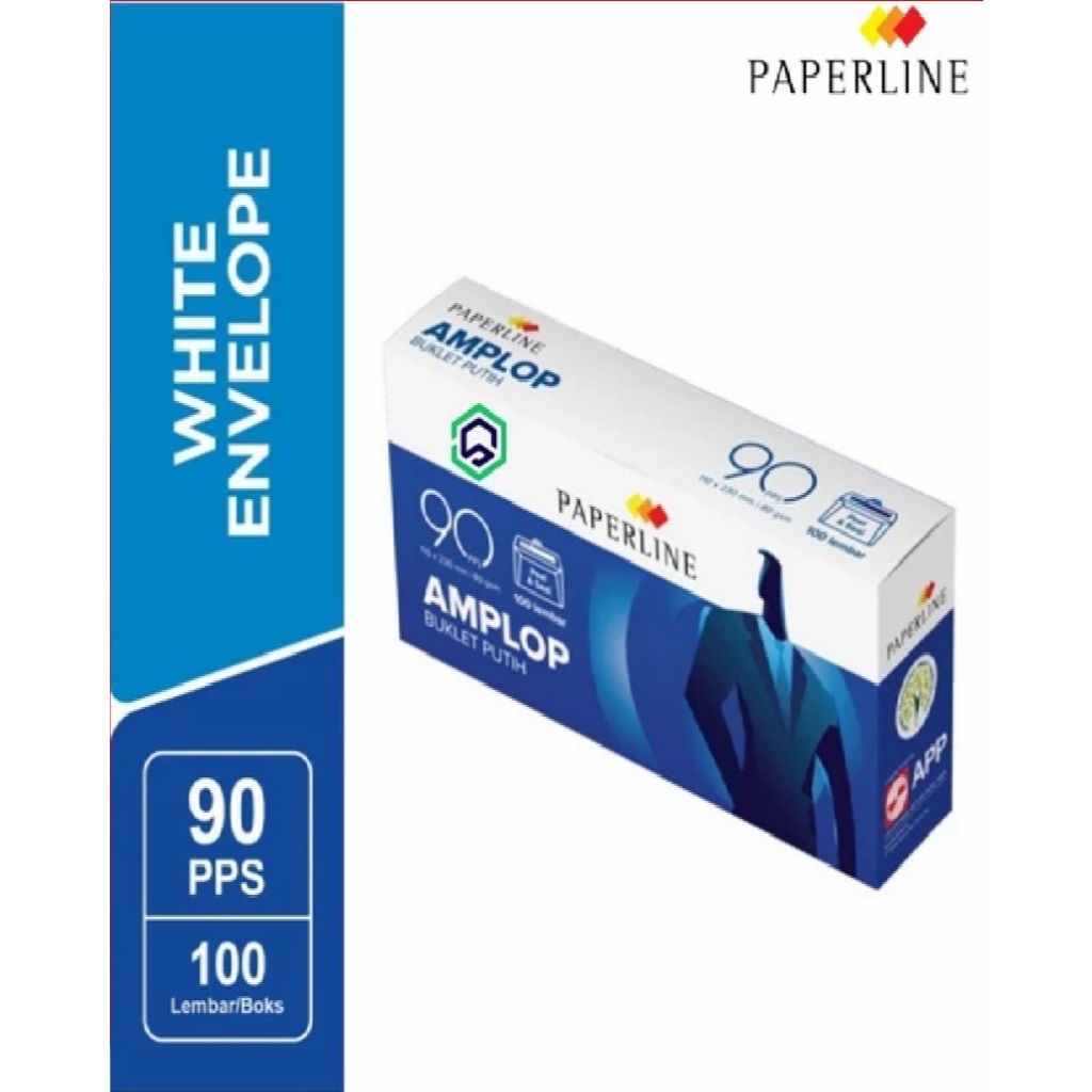 

Amplop Putih Polos Ukuran 110x230mm 90PPS PAPERLINE