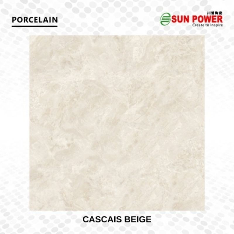 GRANITE LANTAI 60X60 CASCAIS BEIGE | GLOSSY | SUN POWER