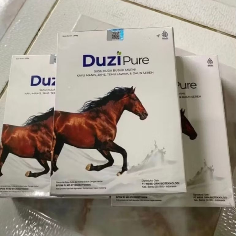 

Duzi Pure - Susu Kuda Lombok Original Atasi Nyeri Sendi & Tulang Bubuk 200 Gram