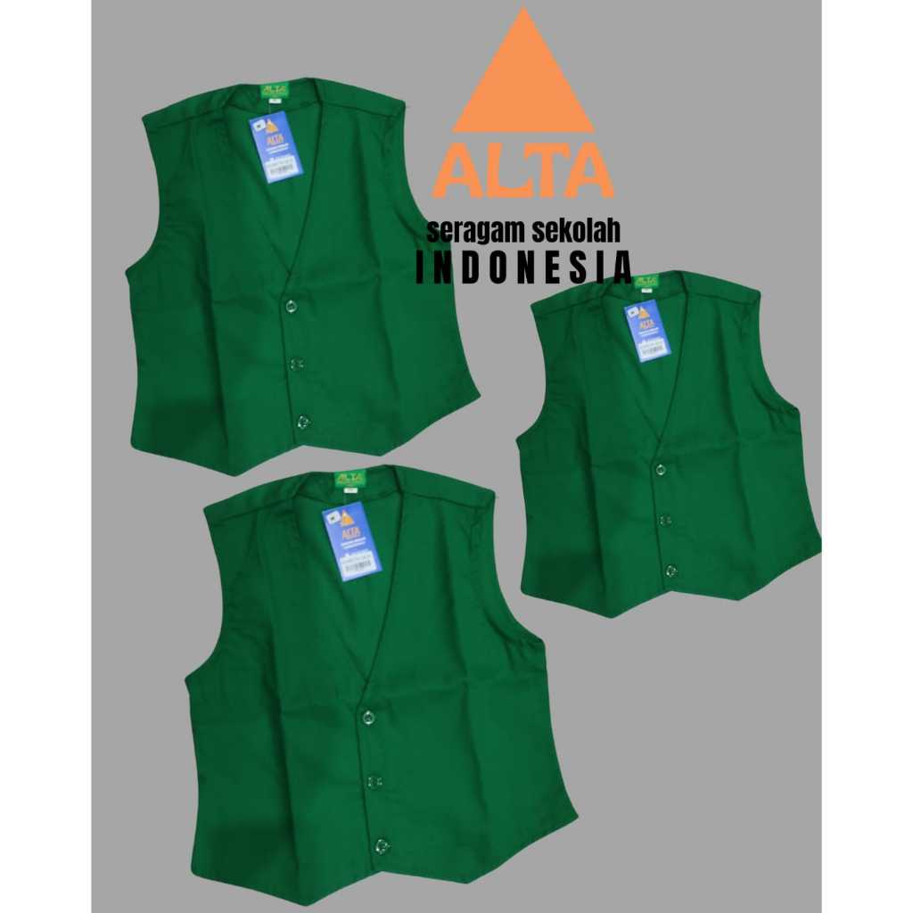 SERAGAM SEKOLAH ROMPI TK -warna hijau -ALTA