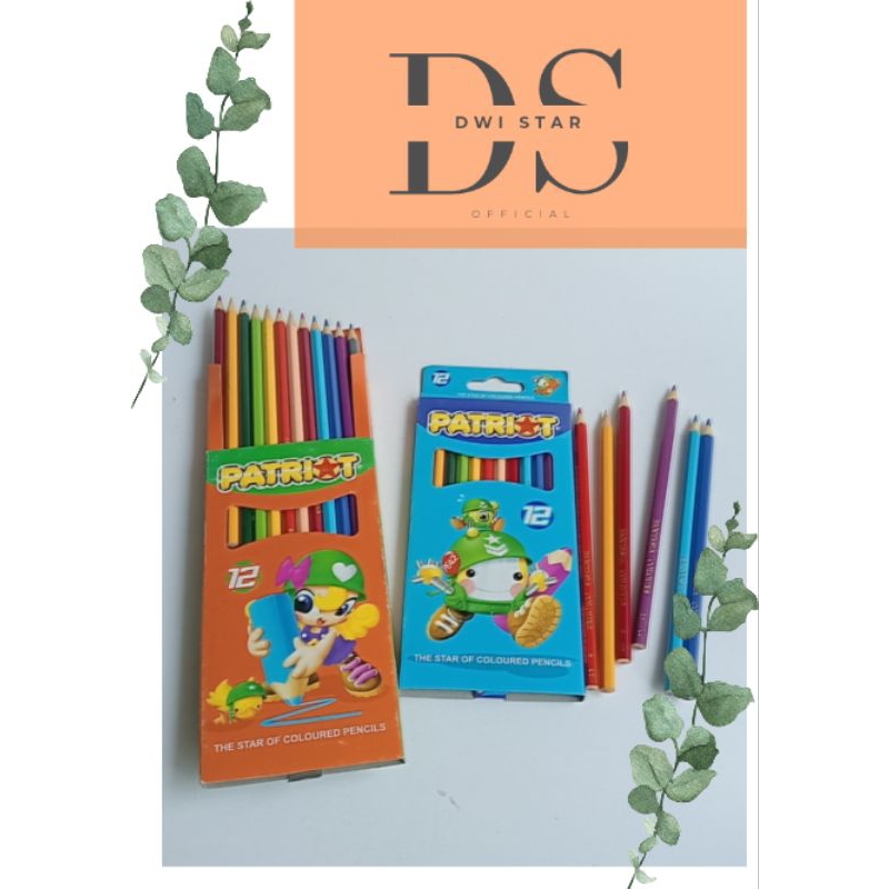 

Pencil warna Patriot Panjang 12 warna
