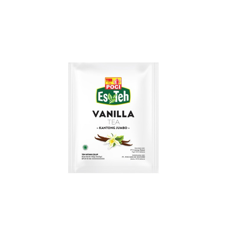 

VANILLA ES TEH POCI isi 10pcs