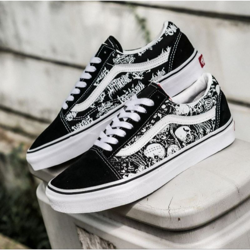 Vans Oldskool Forgotten Bones “ Black White “