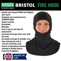 FIRE HOOD MSA / MSA BRISTOL FIREMAN HOOD