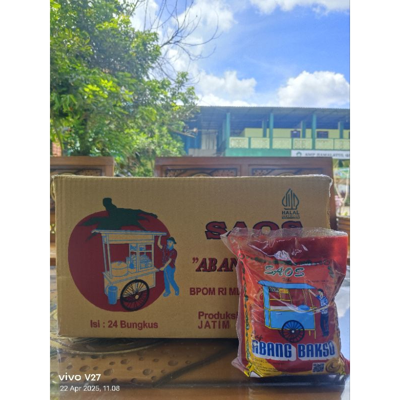 

saos abang bakso refill 1 dus 24 pcs @620 ml exp aman