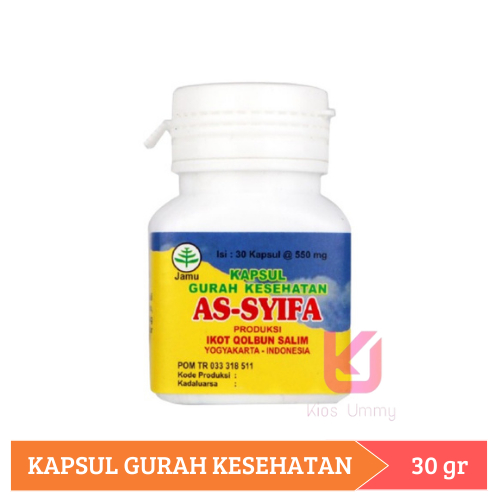 Kapsul Gurah Kesehatan Asyifa Kapsul Gurah Asy Syifa - 30 Kapsul