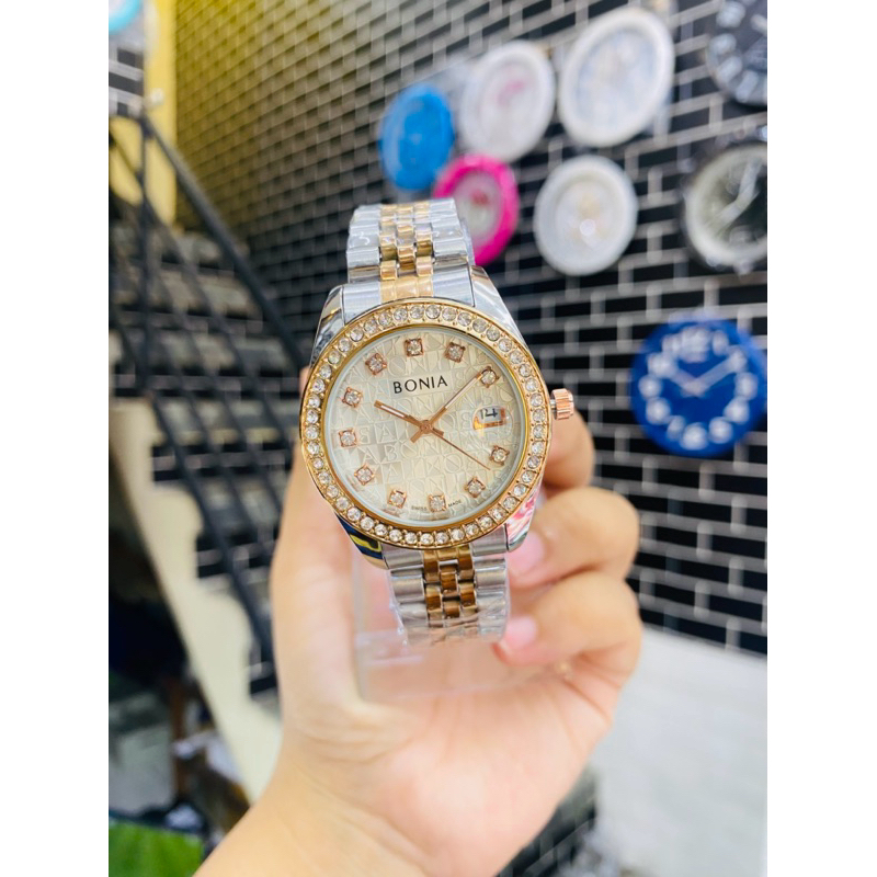 Bonia Rantai Exclusive Jam tangan wanita