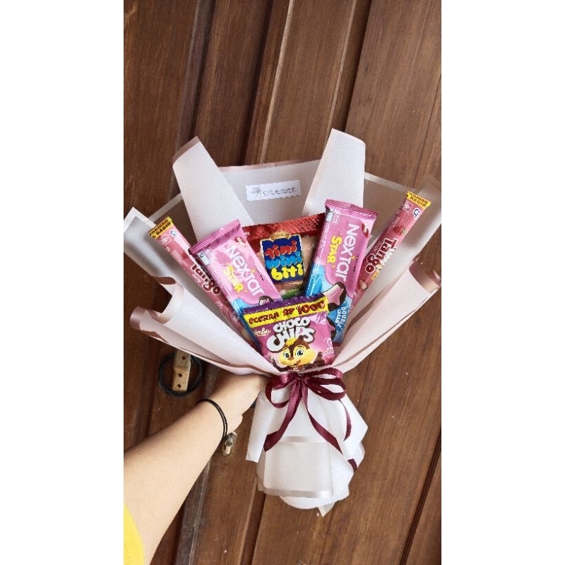 

buket snack/buket jajan murah