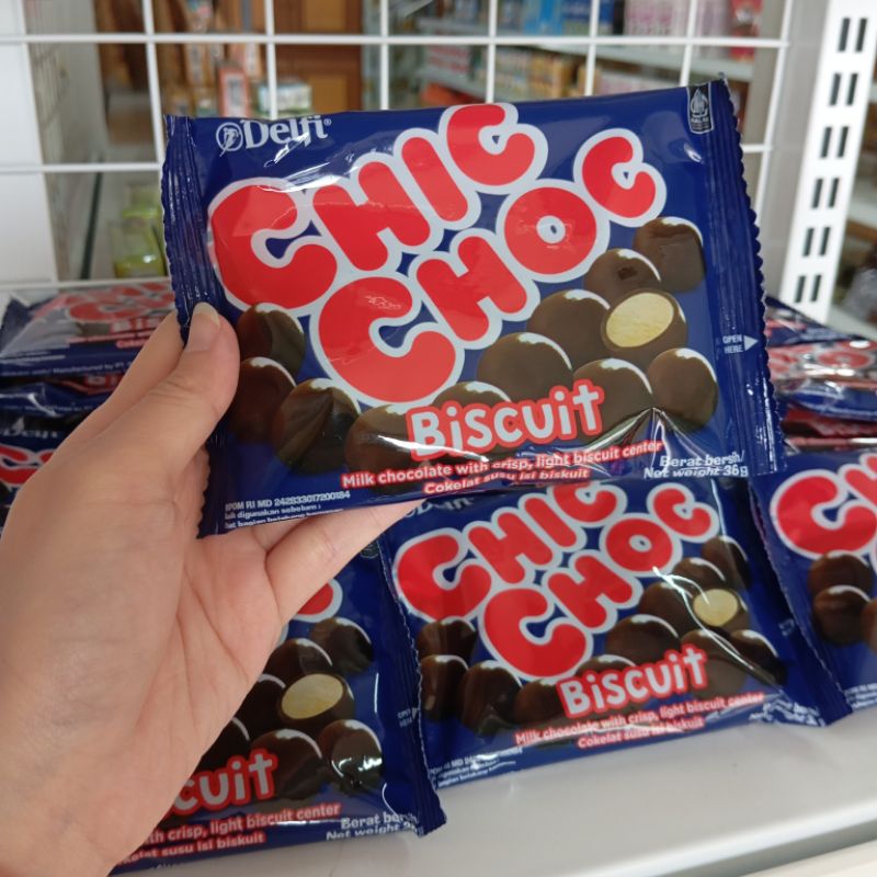 

Delfi Chic Choc Permen Coklat Kecil Bulat 36g Chocolate Biscuit Hiasan Topping Dekorasi Kue Cake