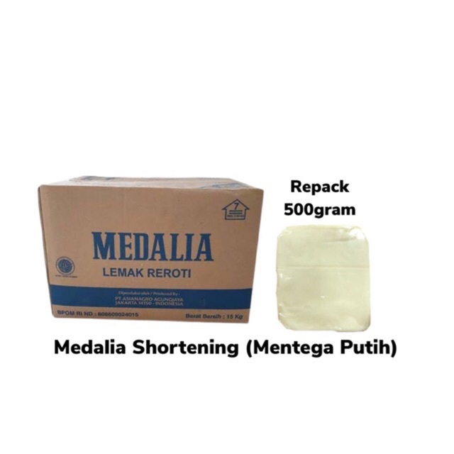 

medalia mentega putih repack 500g