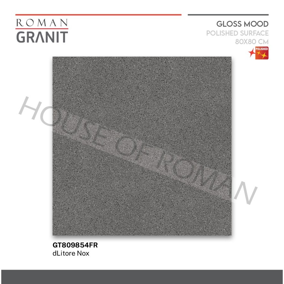 ROMAN GRANIT dLitore Nox 80x80 GT809854FR ROMAN GRANIT