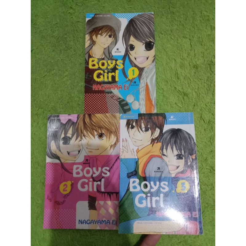 komik manga boys girl 1-3 tamat mulus tiga lancar comic