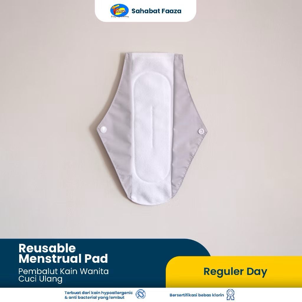 Faaza Pembalut Kain Wanita Cuci Ulang Eceran Menstrual Pad Menspad Softex Kain Cuci Ulang Kesehatan 