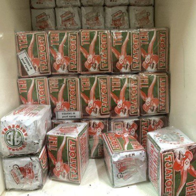 

40GR KECIL ISI 10 ] TEH TJATOET CENCEM HIJAU IJO KECIL ISI 10 @ 40 GR tea