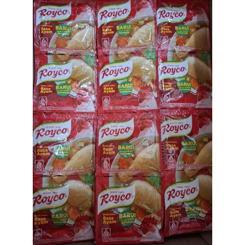 

24 Pcs Royco Bumbu Kaldu Penyedap Rasa Ayam BARU 8gr, Royco renceng