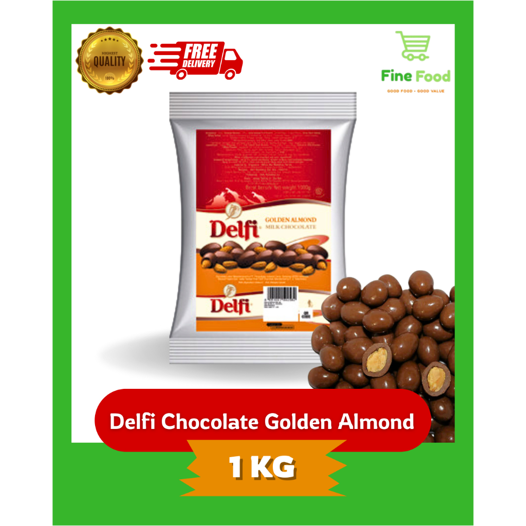 

Delfi Chocolate Golden Almond Milk Chocolate 1 KG