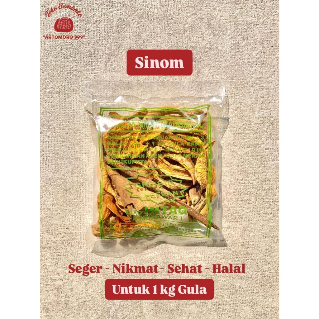 

Wedang Rempah Sinom "Imtaq" Khas Gresik Minuman Tradisional (Racikan untuk 1kg Gula)