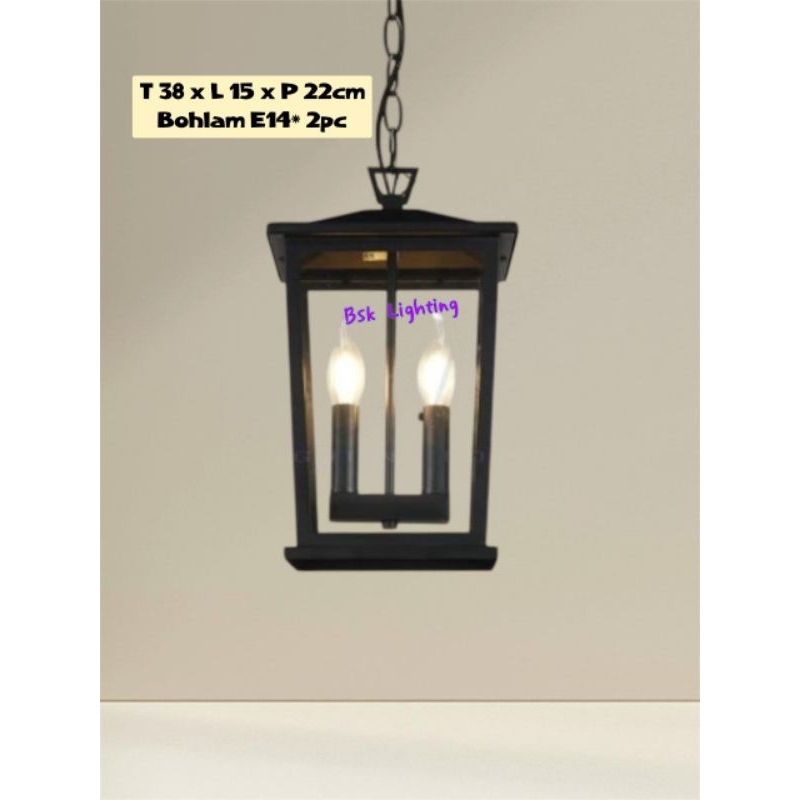 Lampu Gantung Modern Minimalis/Lampu taman/Lampu teras/Lampu gantung industrial/Lampu hias Klasik mo