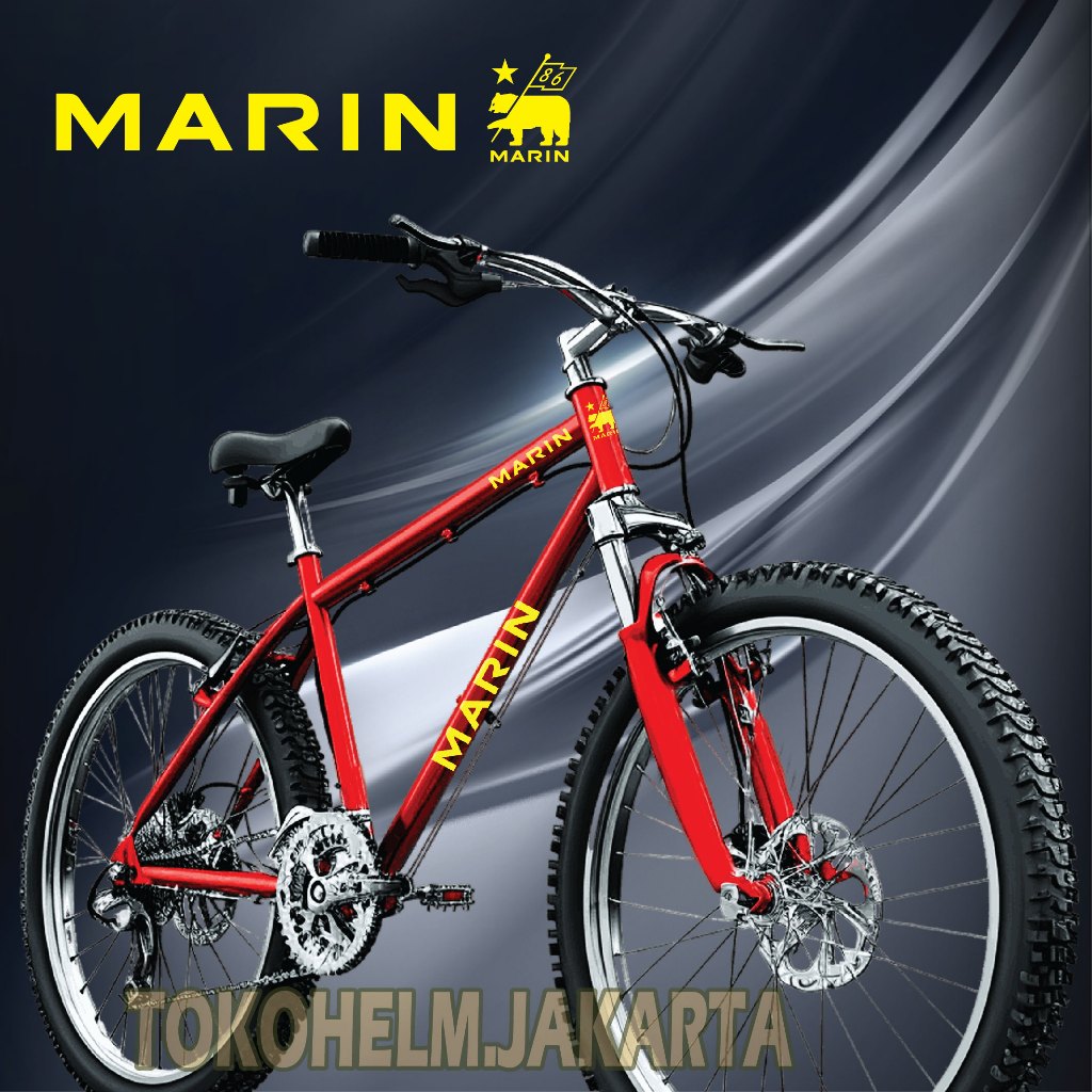 Sticker  1 set MARIN/ Cutting sticker sepeda
