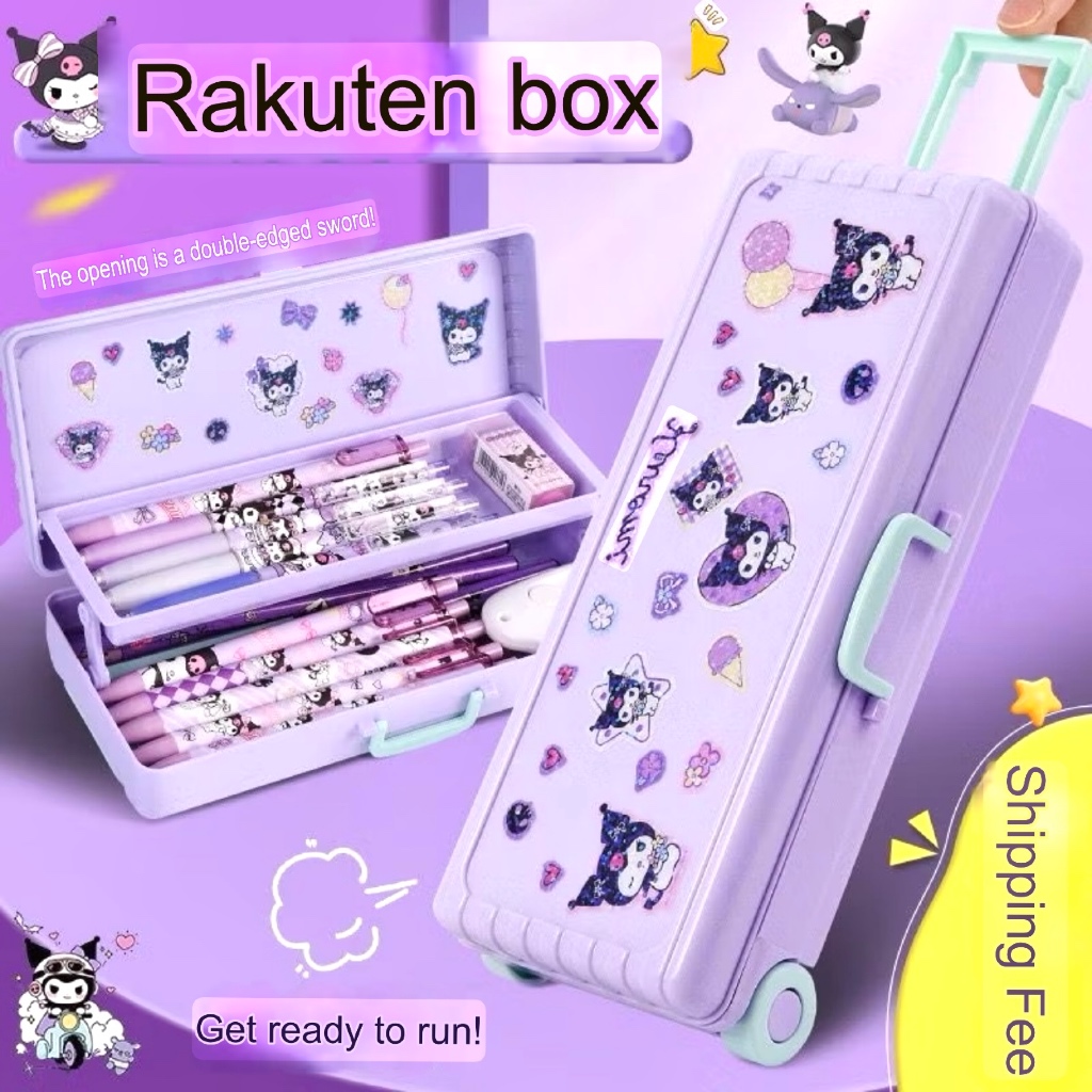 

Kotak Pensil Sekolah anak model Koper Tempat Pensil Roda Tarik Kotak Pensil Tarik 2 Tingkat Kotak Pensil Karakter Model Koper