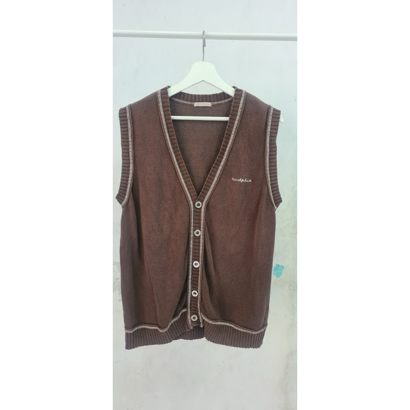 Vest rompi unisex, vest cewe rajut, vest cowo rajut rompi unisex