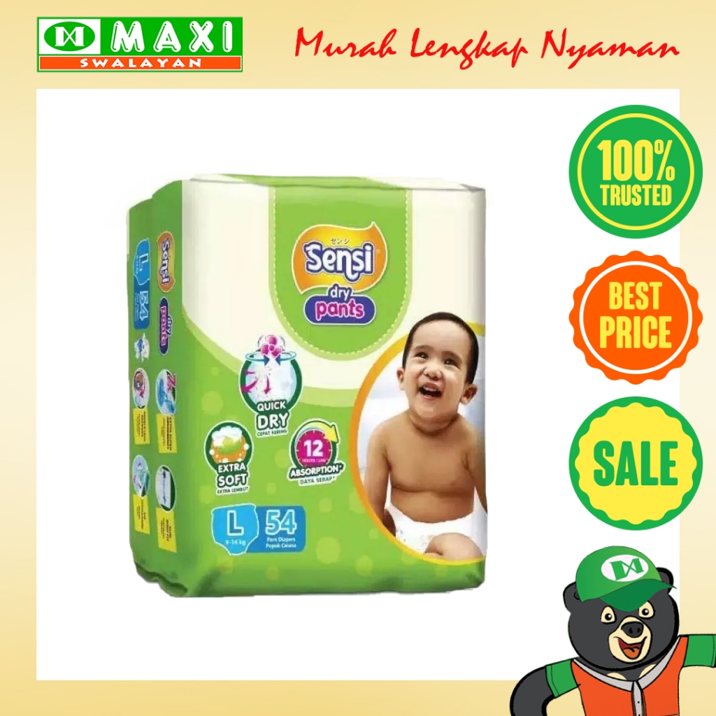 Sensi Dry Popok Pants L54