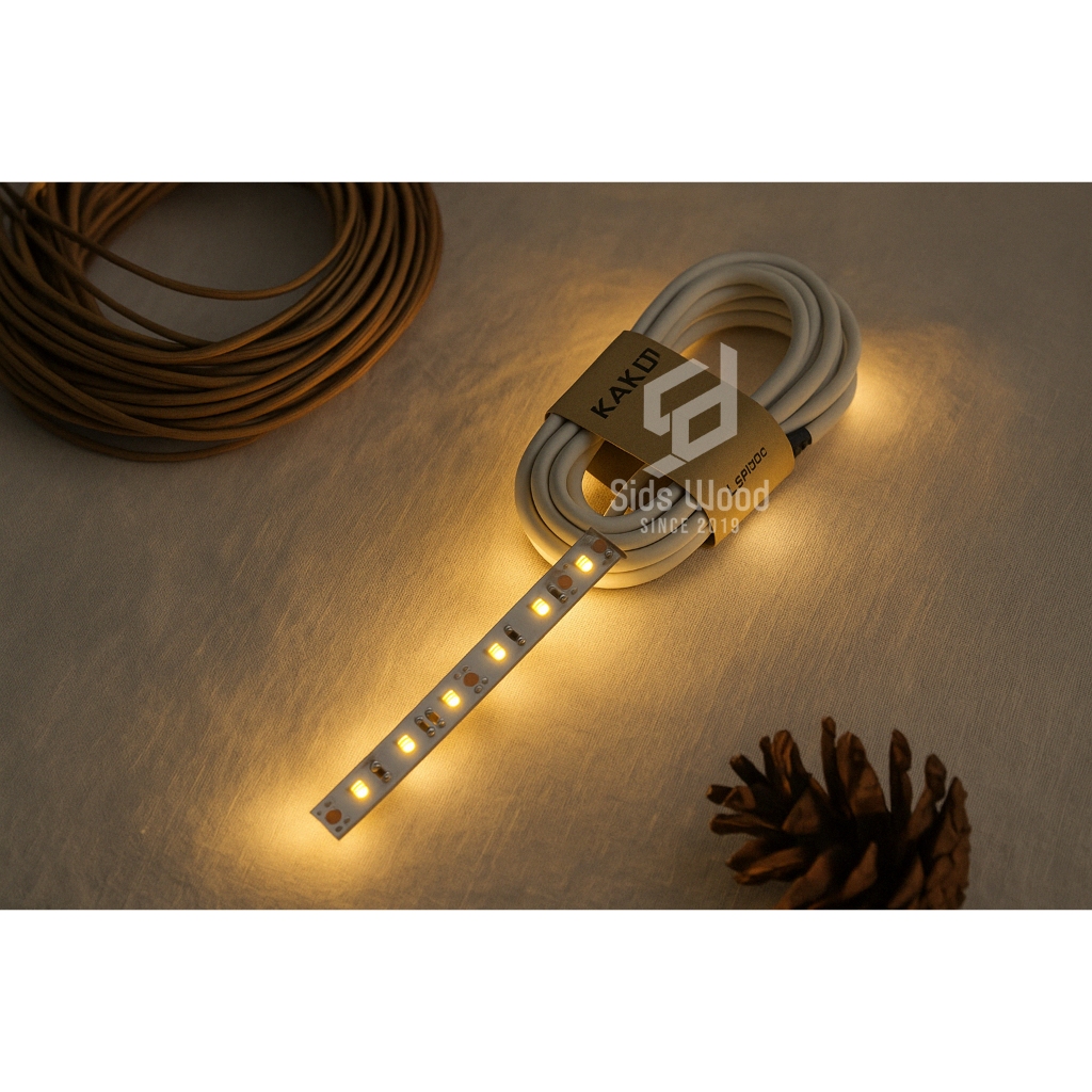 SidsWood [LSL] Lampu Strip LED 5V – Dekorasi LED Strip USB 5 Volt Termasuk Kabel | Cahaya Hias Serba