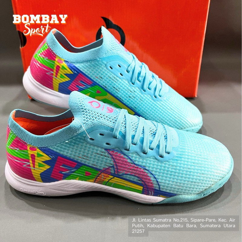 Sepatu Futsal Ortuseight Catalyst Liberte V4 IN Cyan/Pink