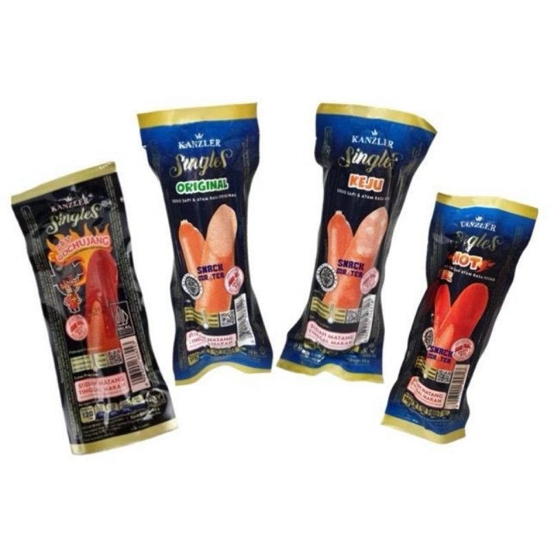 

Kanzler singles sosis original/hot/gochujang