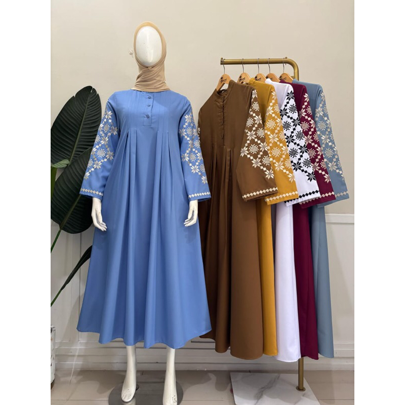 midi isabelle toyobo bordir VISCOSE ARMANY DRES ODESA bordir import , midi DRES bordir diana