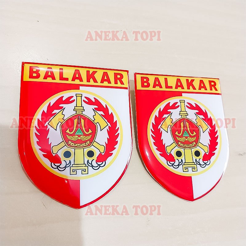 Lencana Pin Logo Balakar Pin Balakar Logo Banser Balakar Emblem Bros Peniti - Aneka Topi