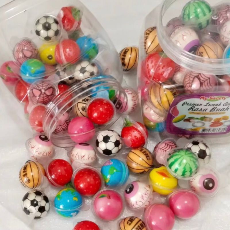 

PERMEN LUNAK GUMMY HALAL BESAR 1 PAK ISI 50pcs